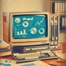 Image décorative pour l'article sur le module Statistics de Drupal